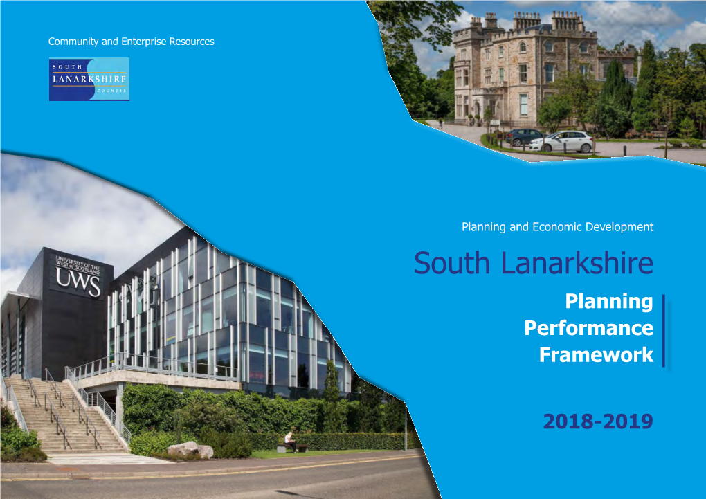 Planning Performance Framework 2018 - 2019