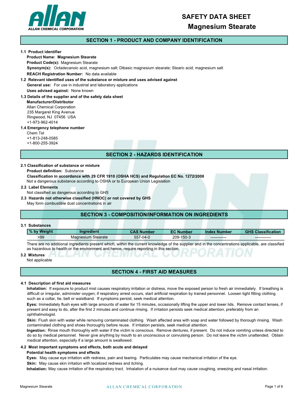 Magnesium Stearate