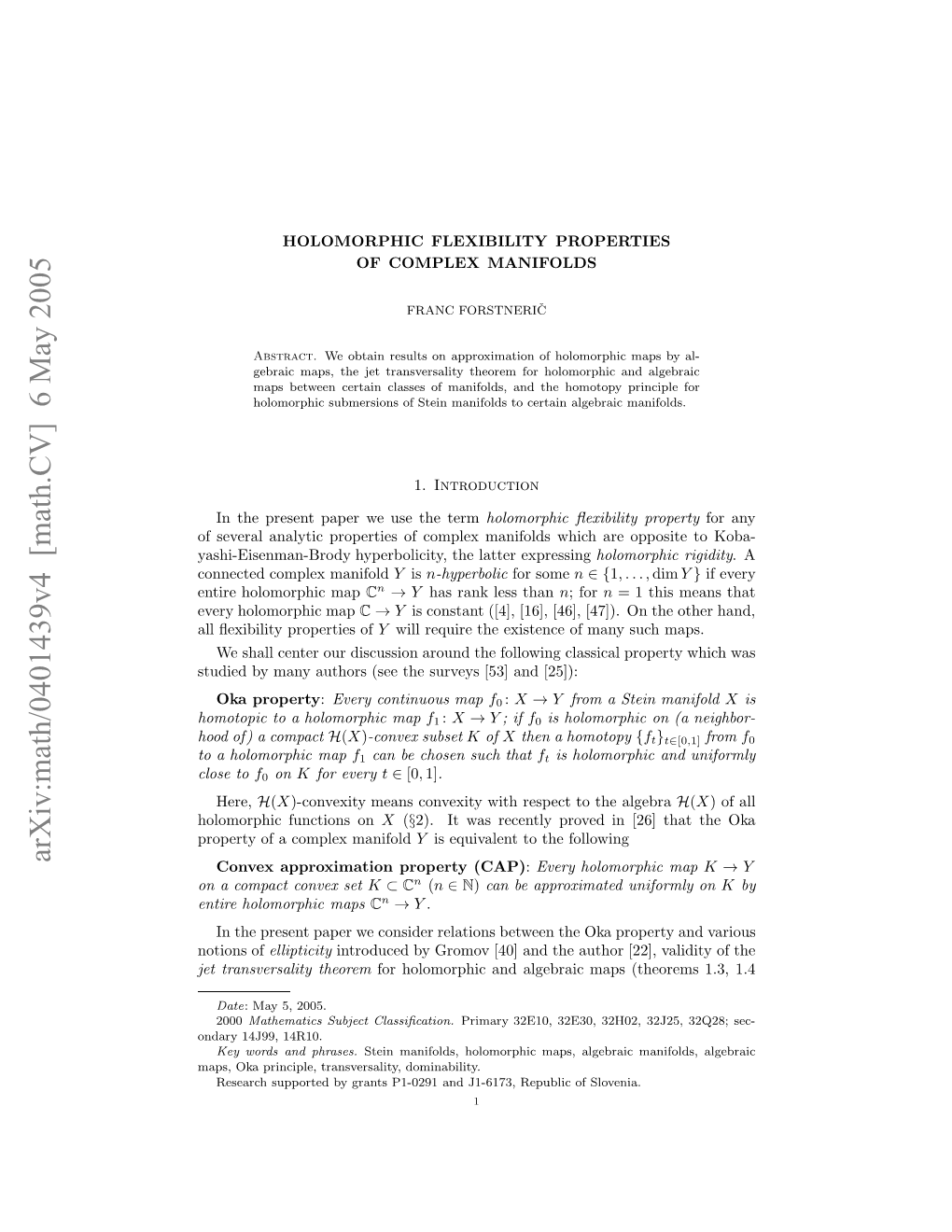 [Math.CV] 6 May 2005