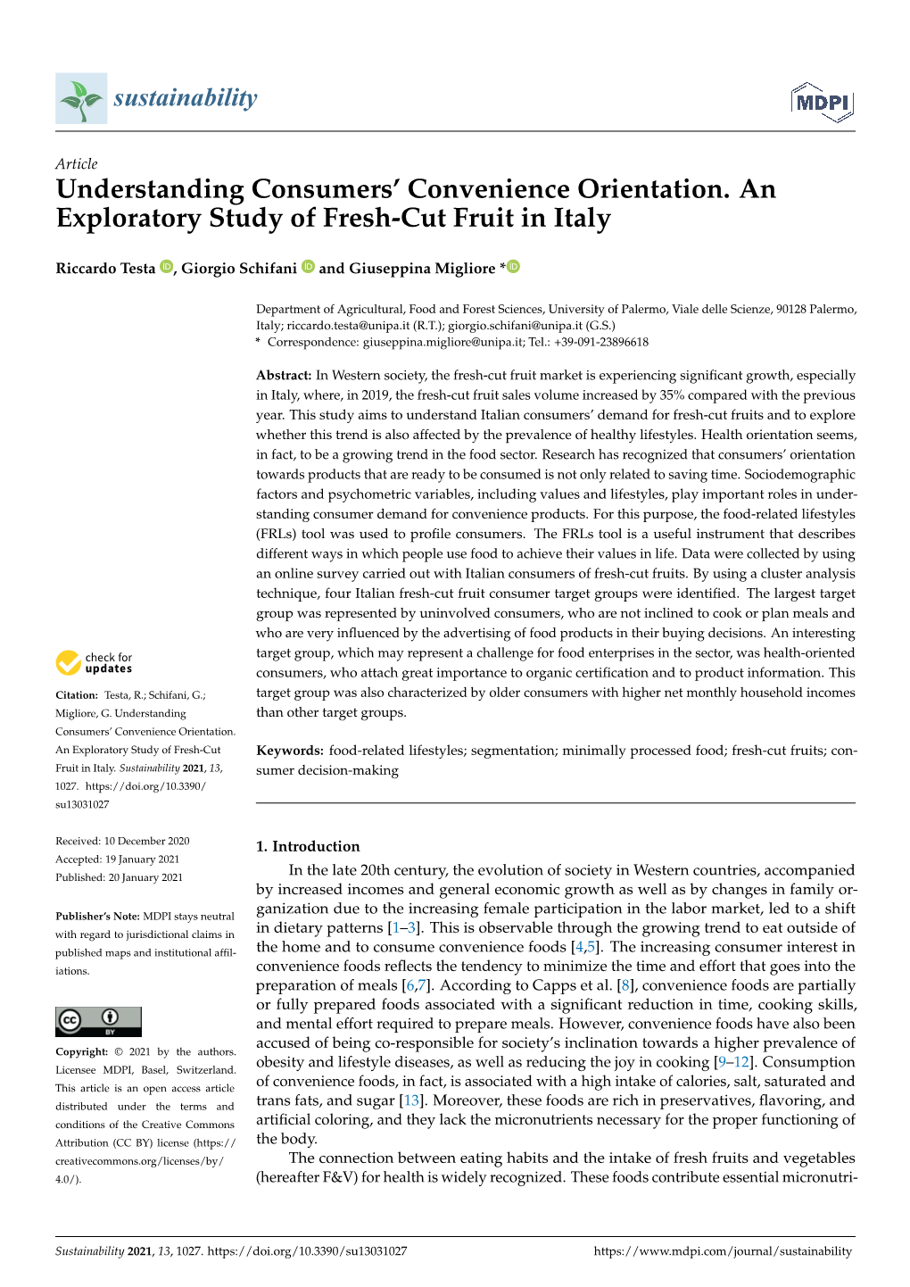 Understanding Consumers' Convenience Orientation. An