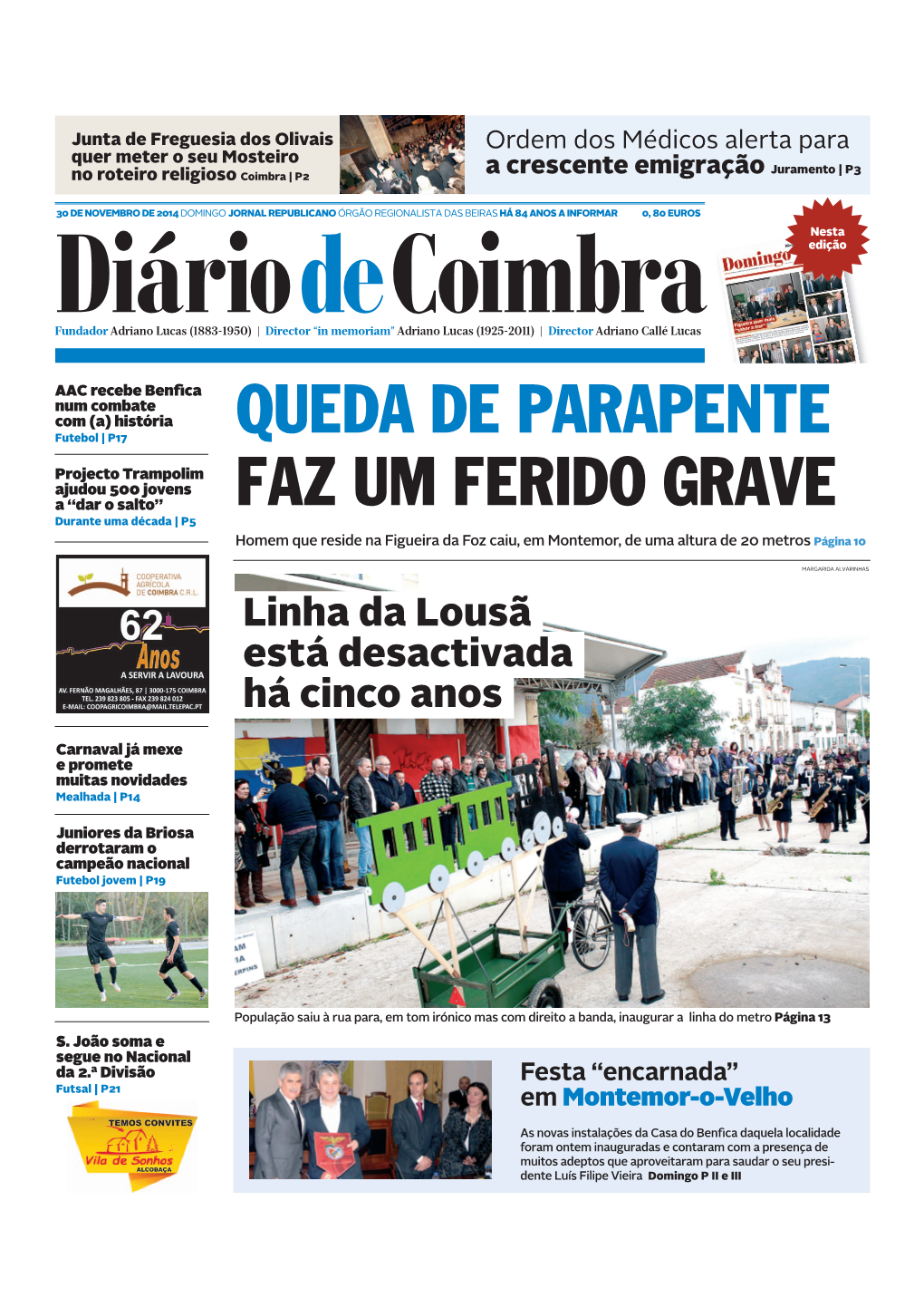 Queda De Parapente Faz Um Ferido Grave