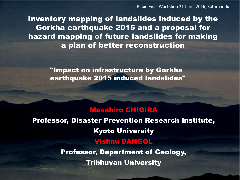 Damage Mapping of April 2015 Nepal Earthquake Using Small