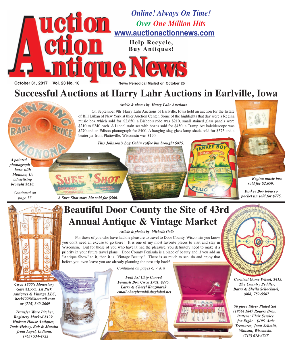 Over One Million Hits Help Recycle, Buy Antiques!