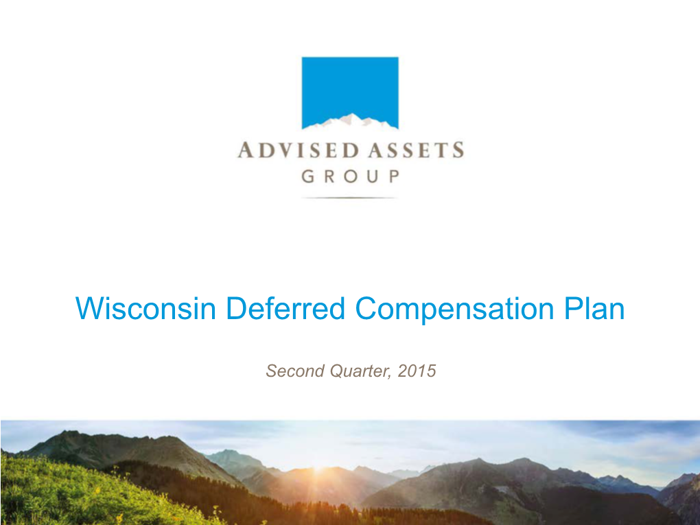 Wisconsin Deferred Compensation Plan