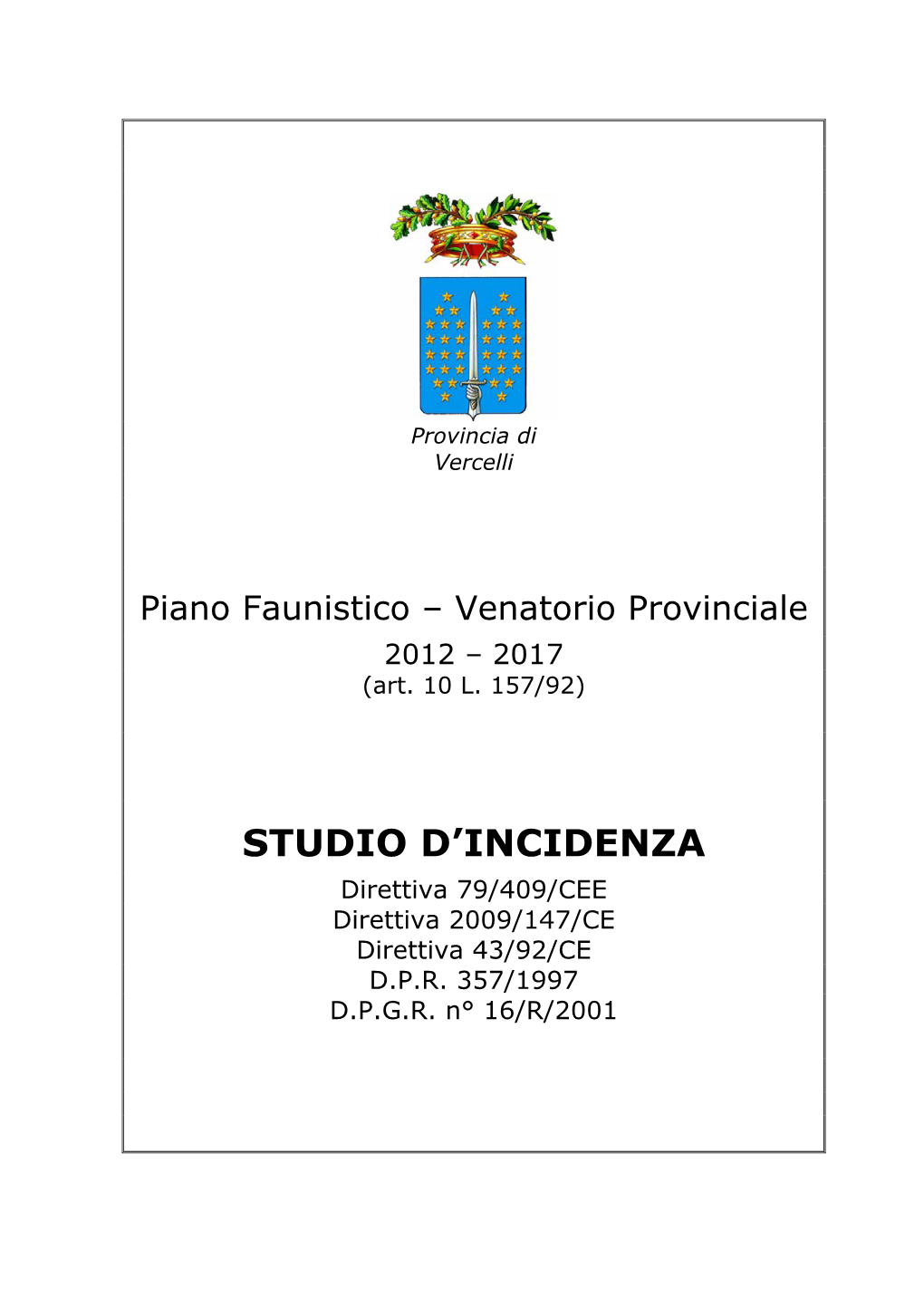 Studio D'incidenza