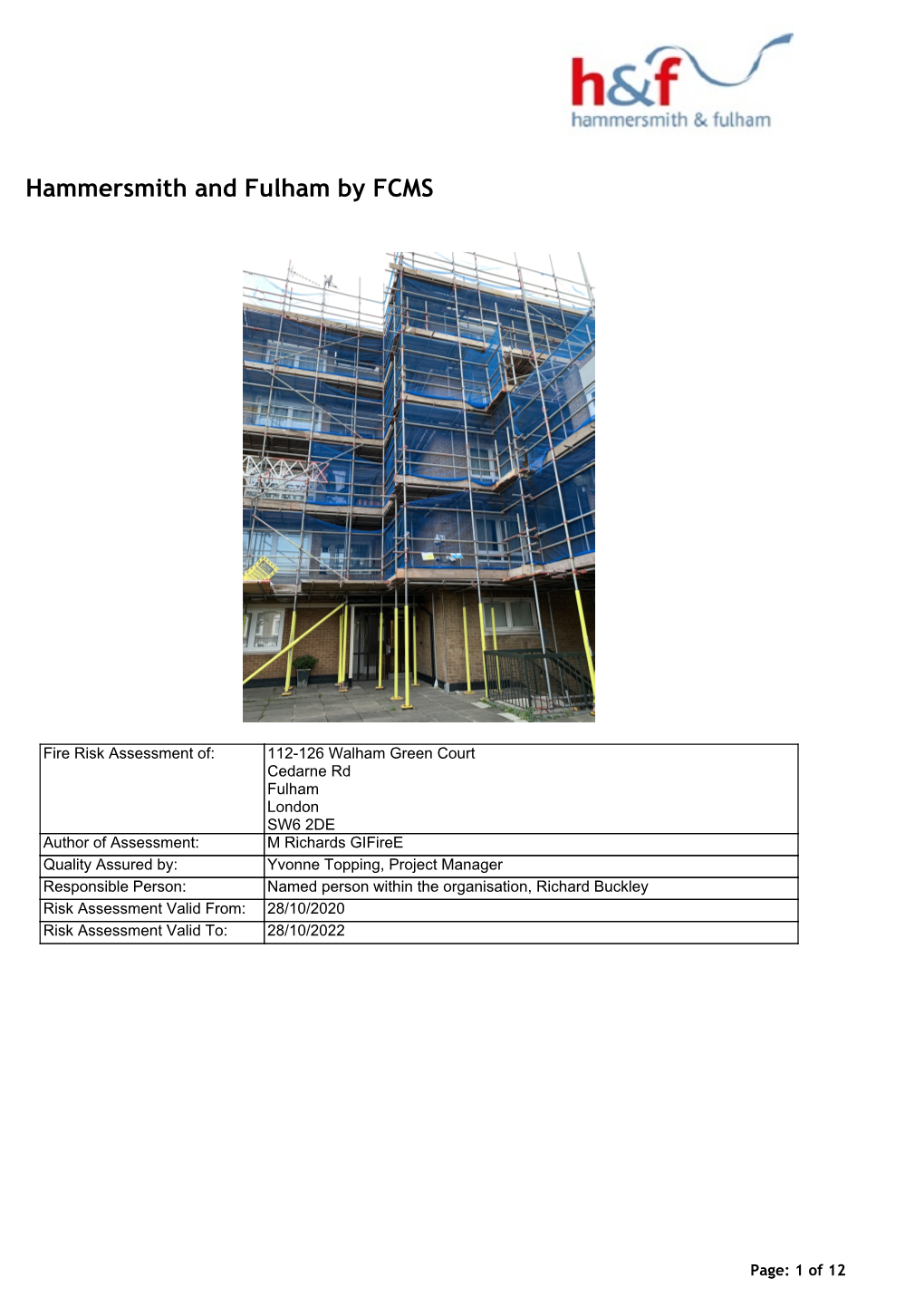 Hammersmith and Fulham by FCMS