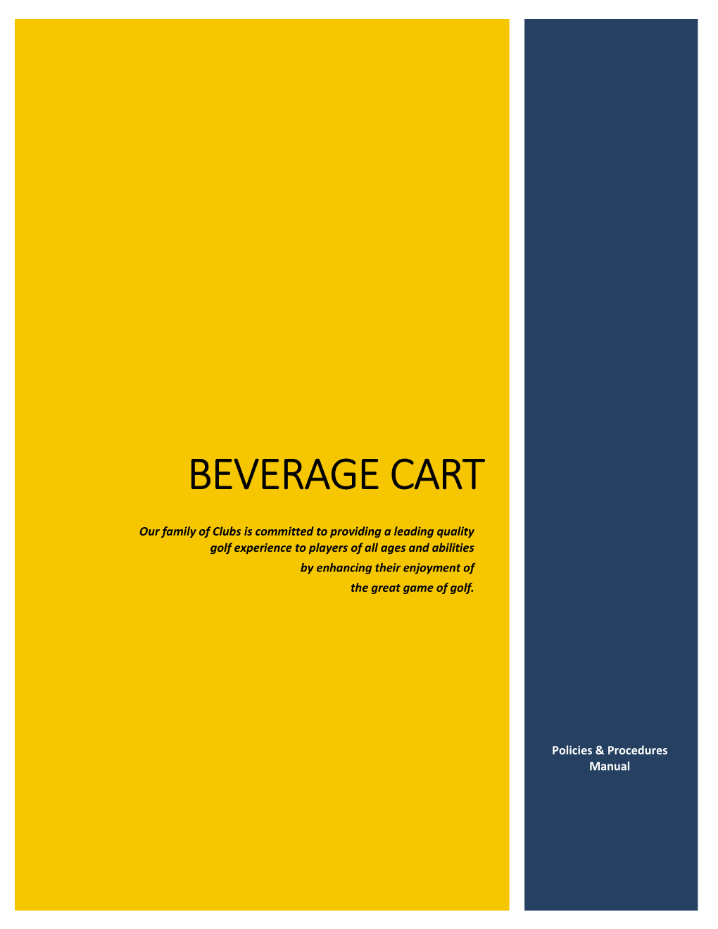 Beverage Cart