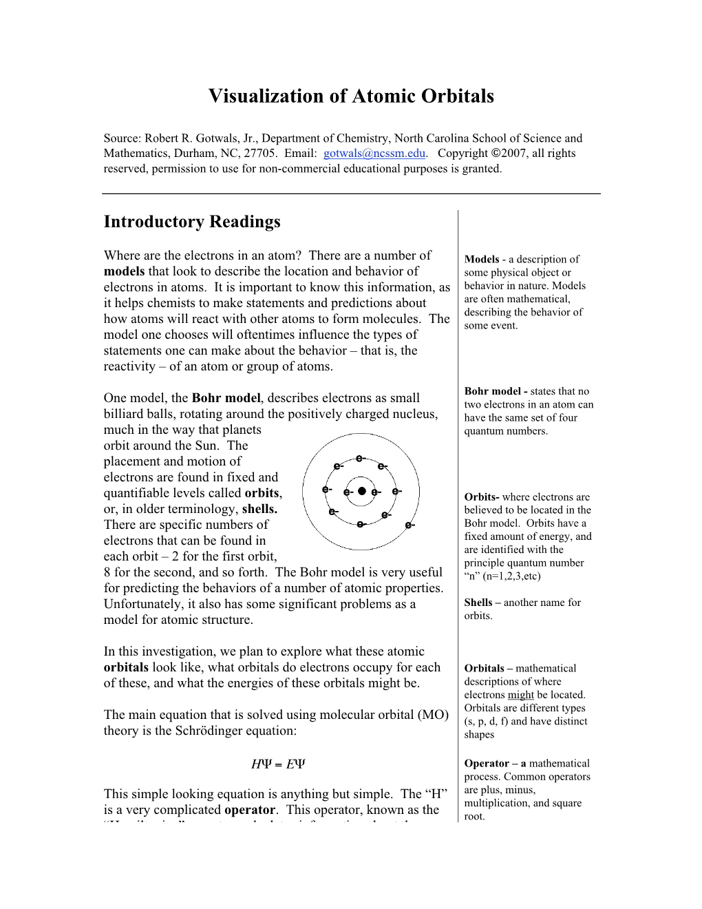 Atomic Orbitals