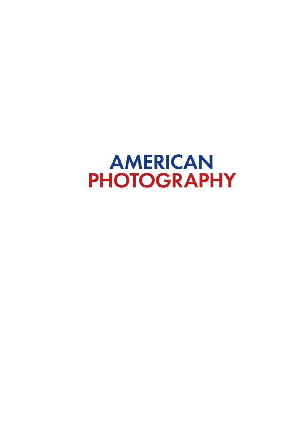 Pressemappe American Photography