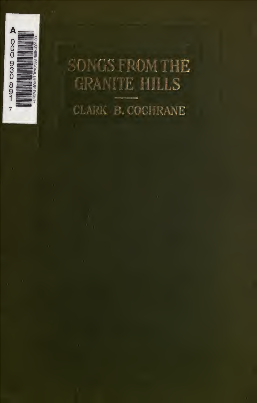 Songs from the Granite Hills