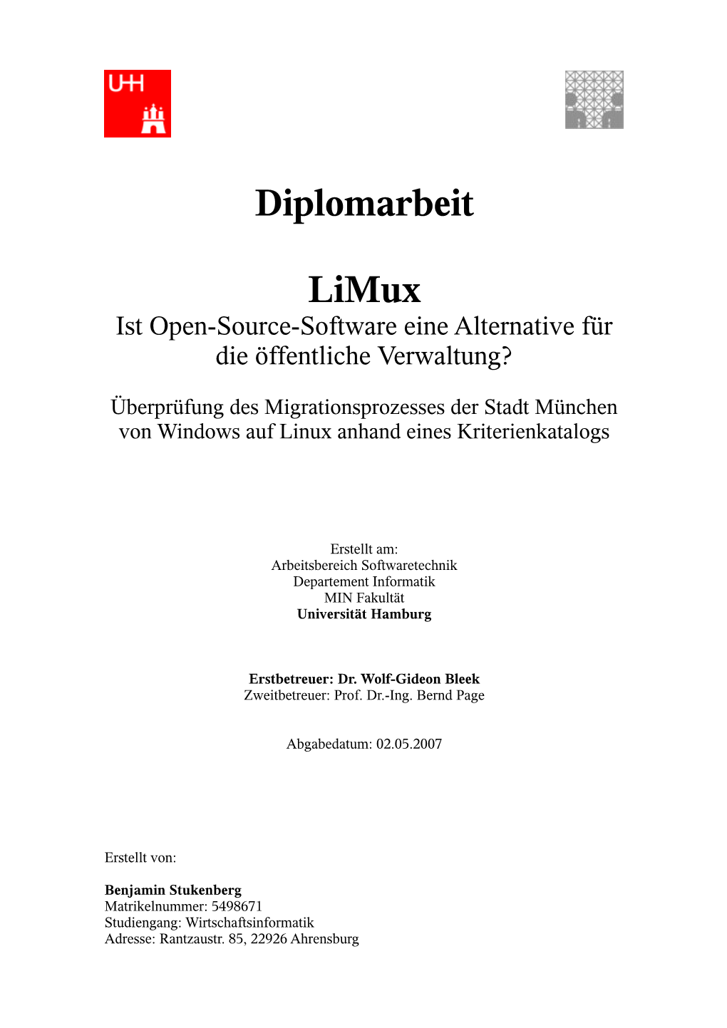 Diplomarbeit Limux