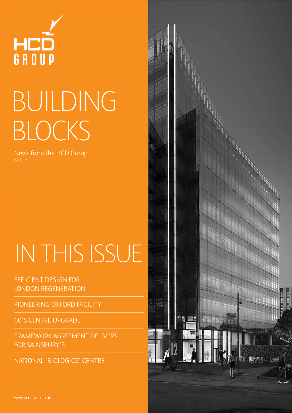 BUILDING BLOCKS News from the HCD Group ISSUE 18