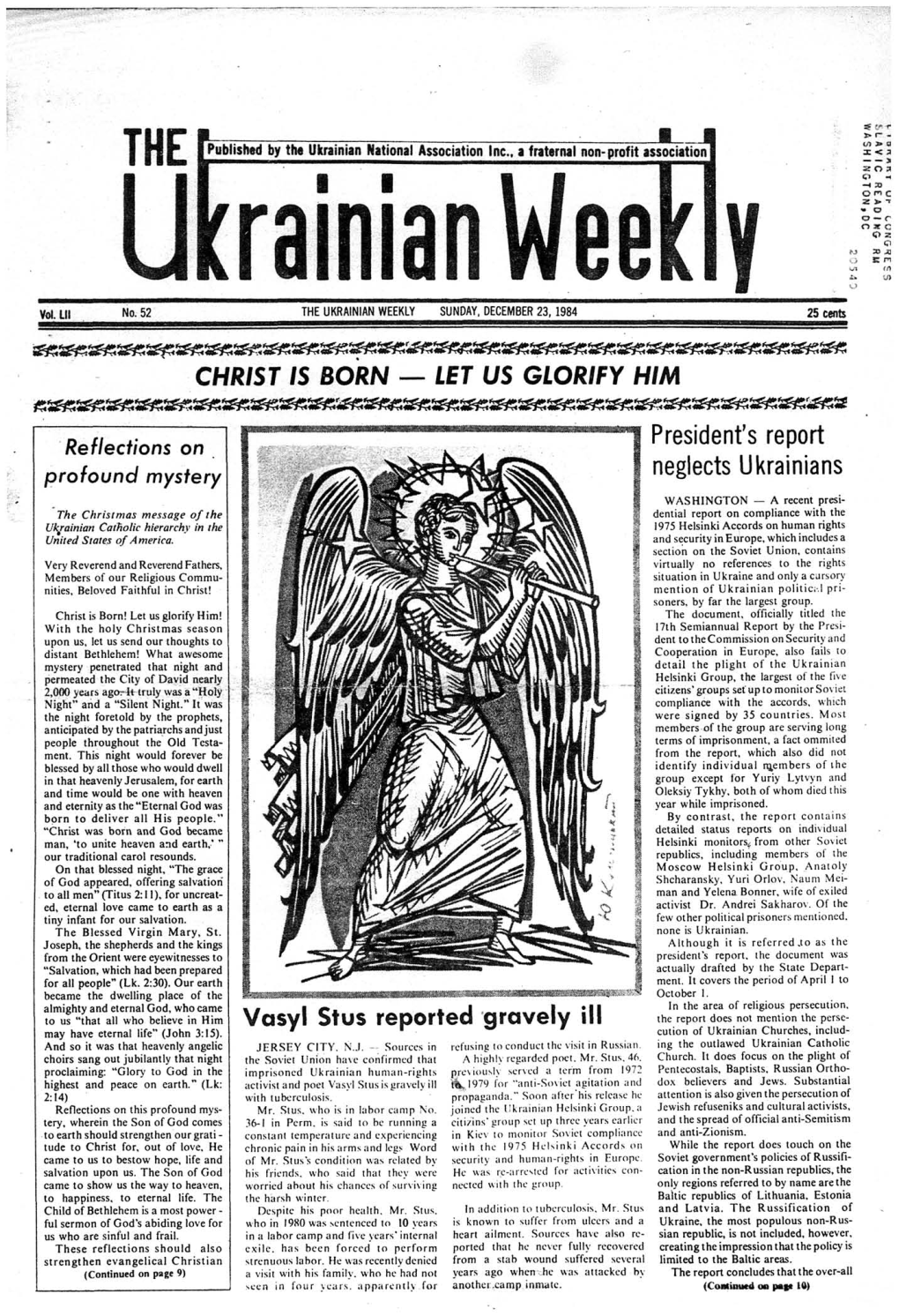 The Ukrainian Weekly 1984, No.52