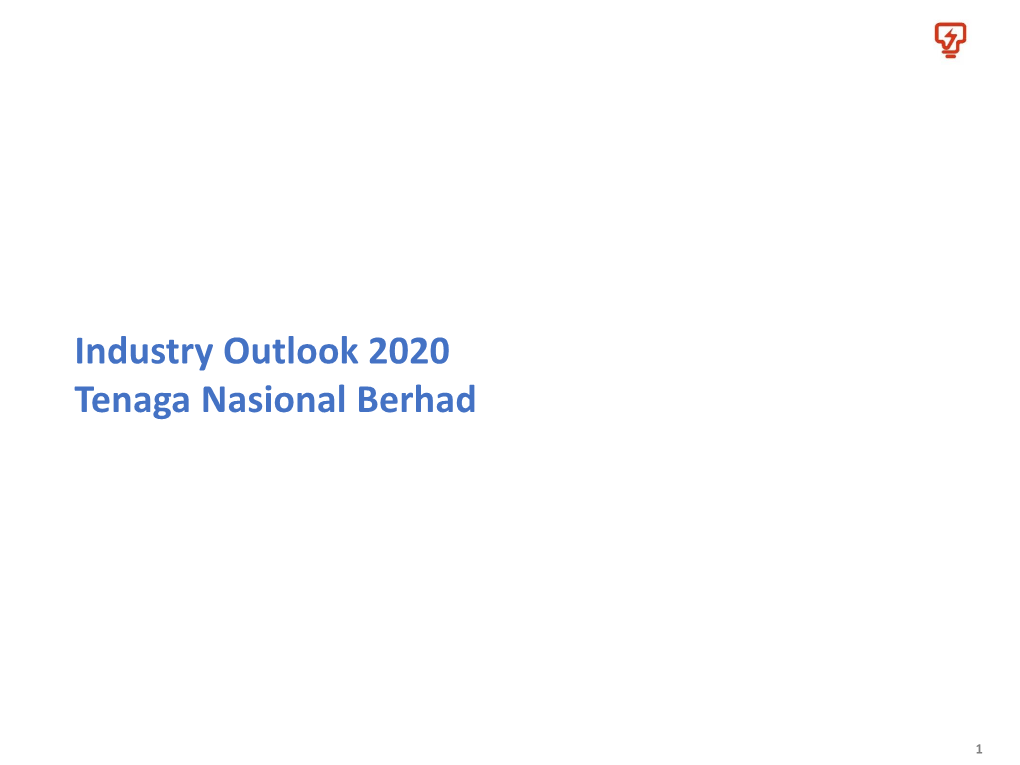 Industry Outlook 2020 Tenaga Nasional Berhad