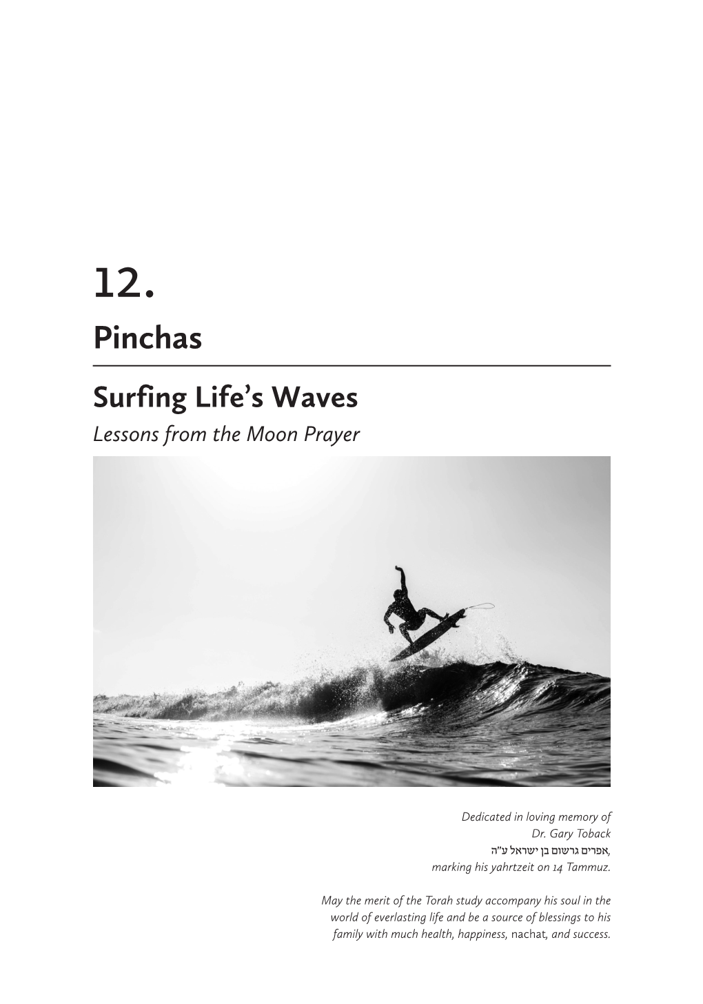 Pinchas Surfing Life’S Waves Lessons from the Moon Prayer