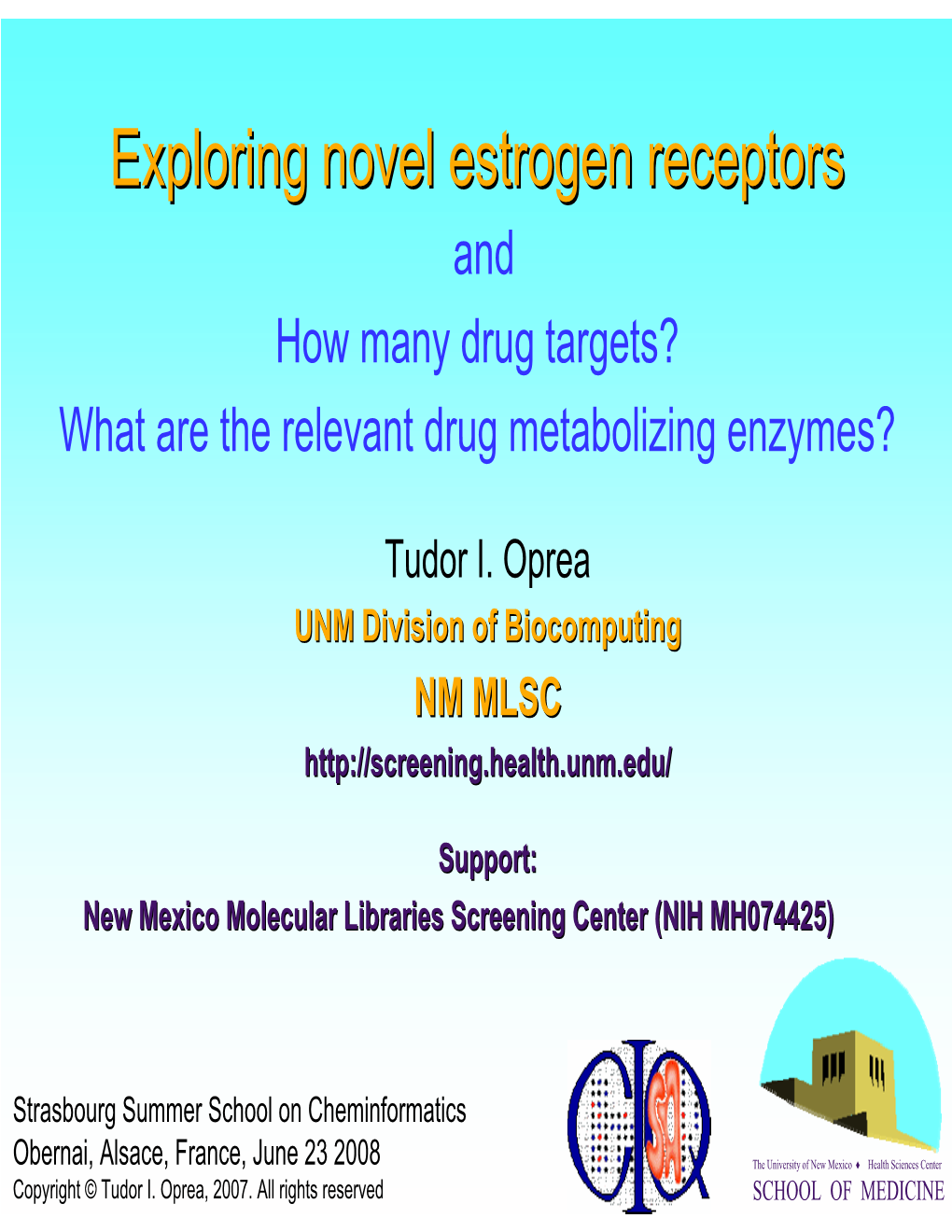 Exploring Novel Estrogen Receptors