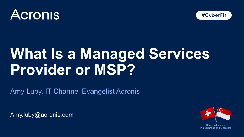 What Is a Managed Services Provider Or MSP?