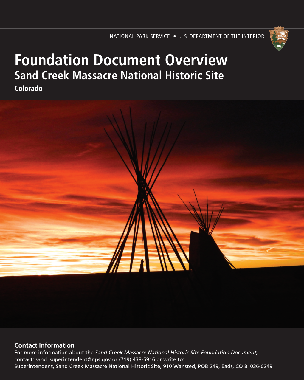 Sand Creek Massacre National Historic Site Foundation Document