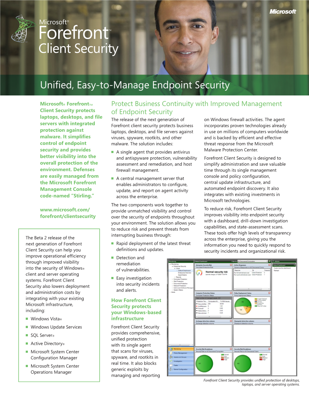 Unified, Easy-To-Manage Endpoint Security