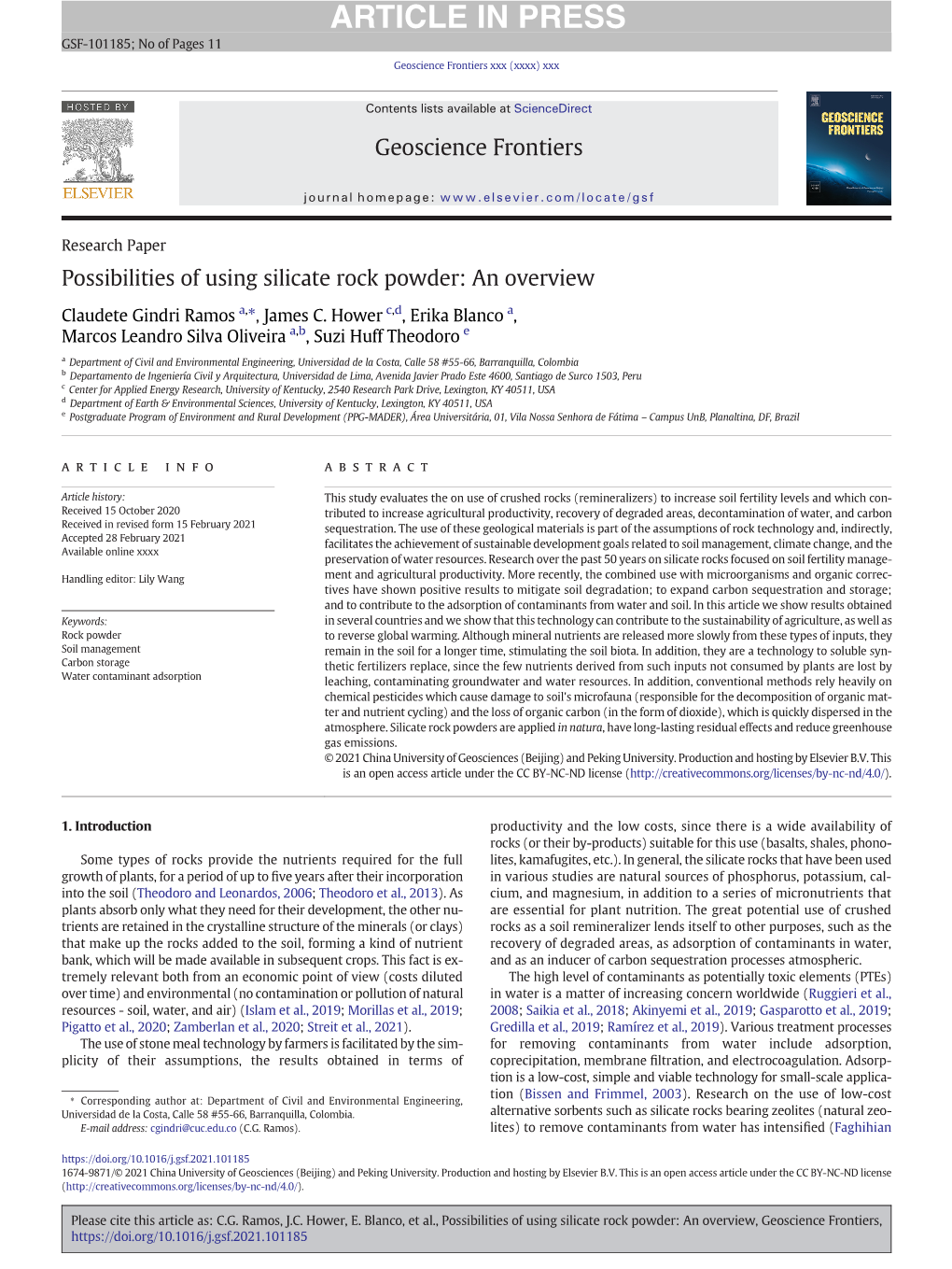 Possibilities of Using Silicate Rock Powder: an Overview