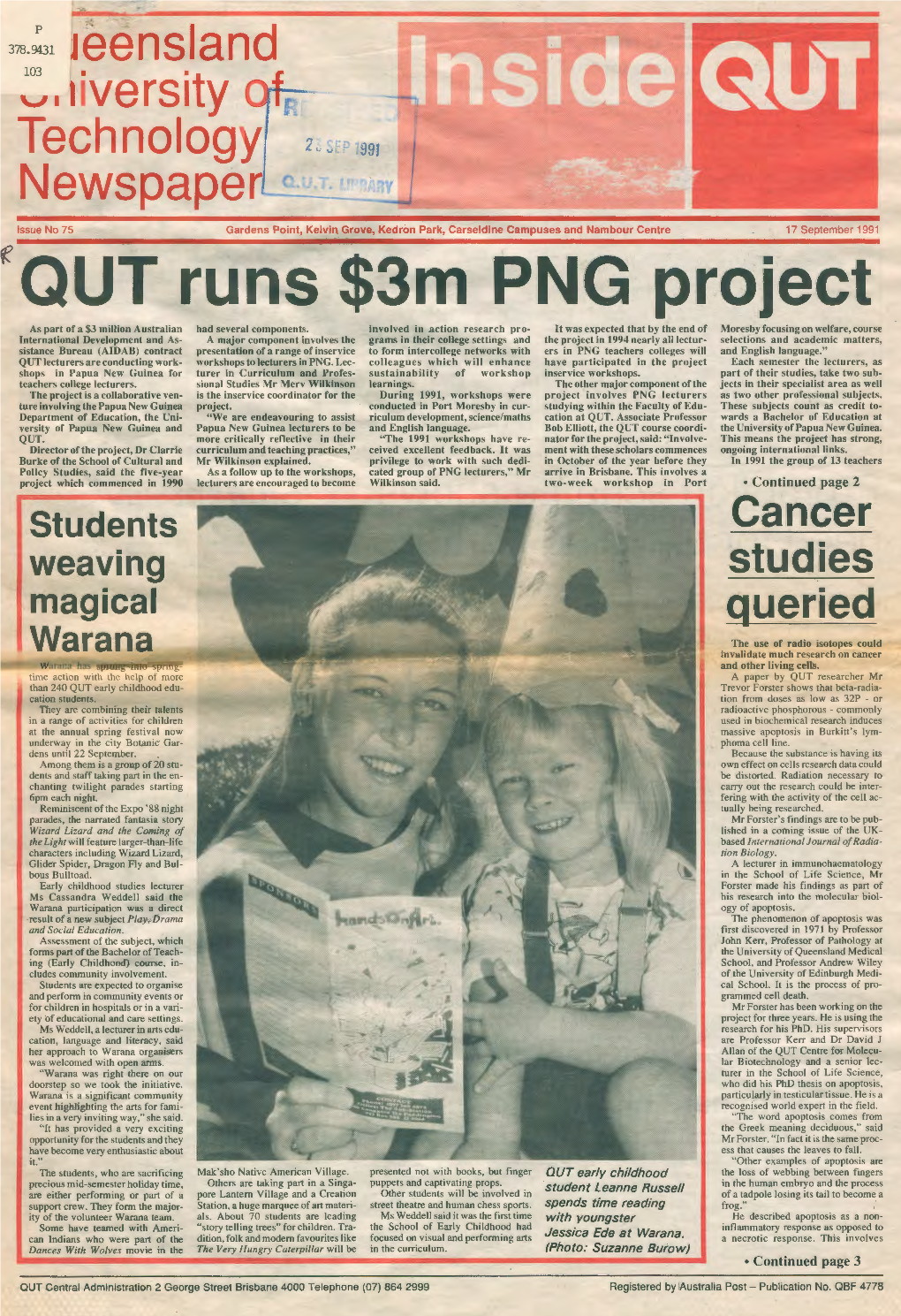 PNG Project As Part of a $3 Million Australian Had Several Components