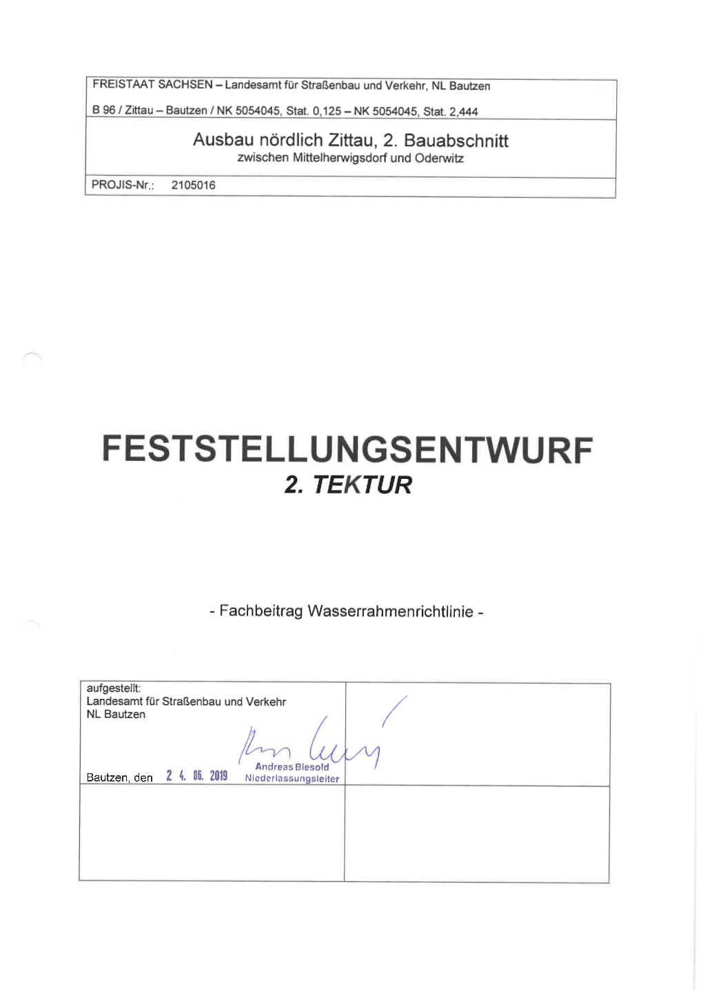 U21-Fachbeitrag Wasserrahmenrichtlinie