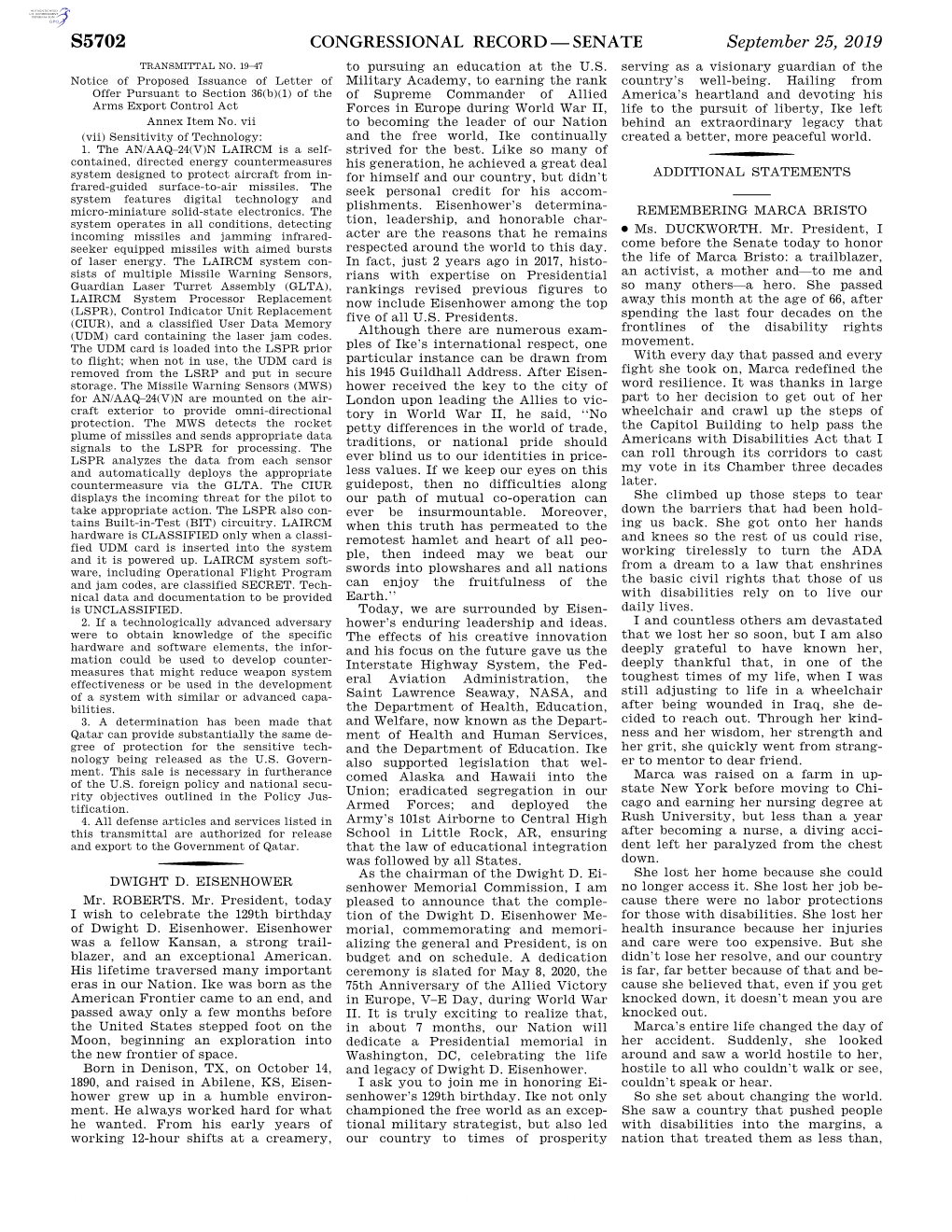 Congressional Record—Senate S5702