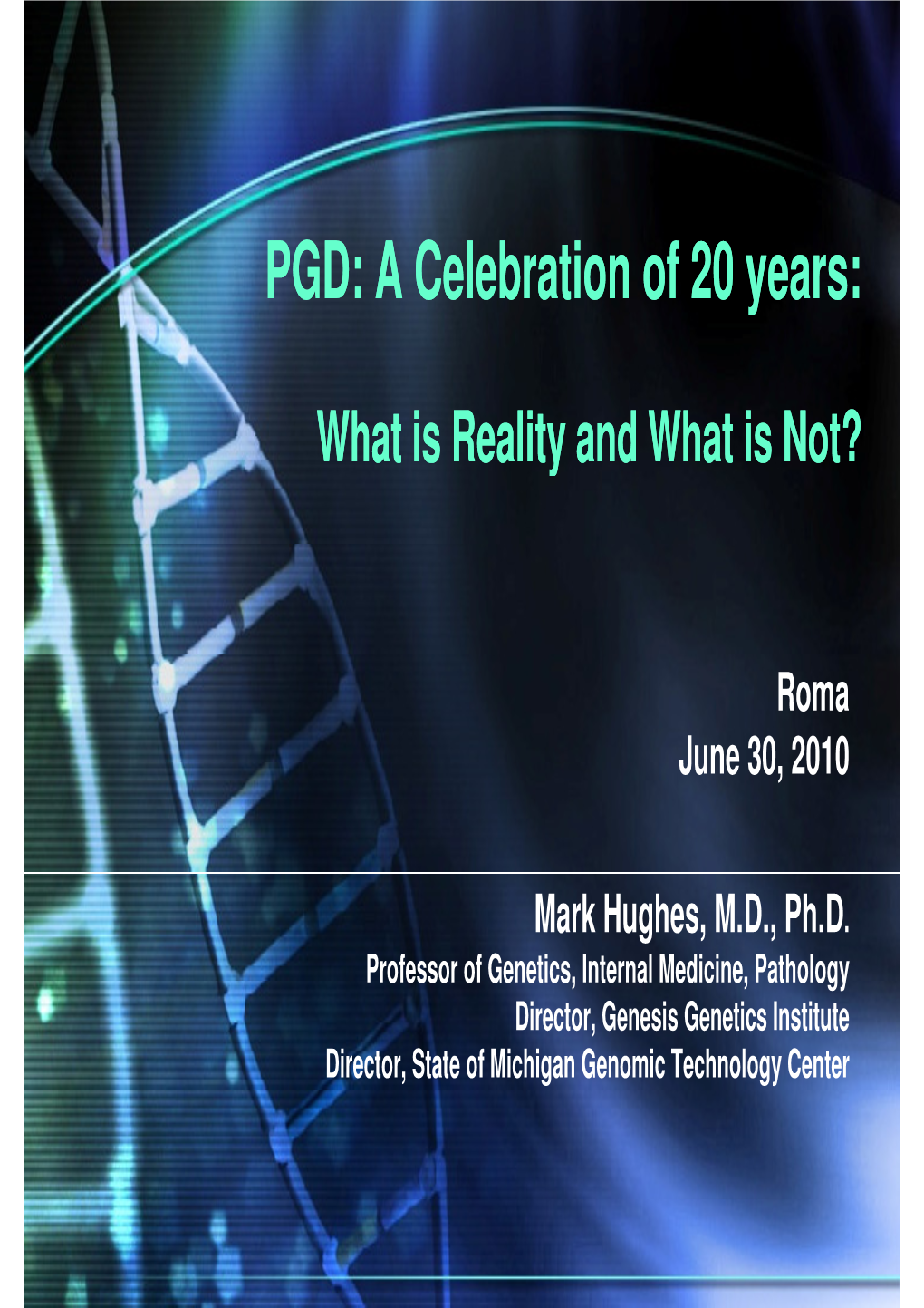 PGD: a Celebration of 20 Years