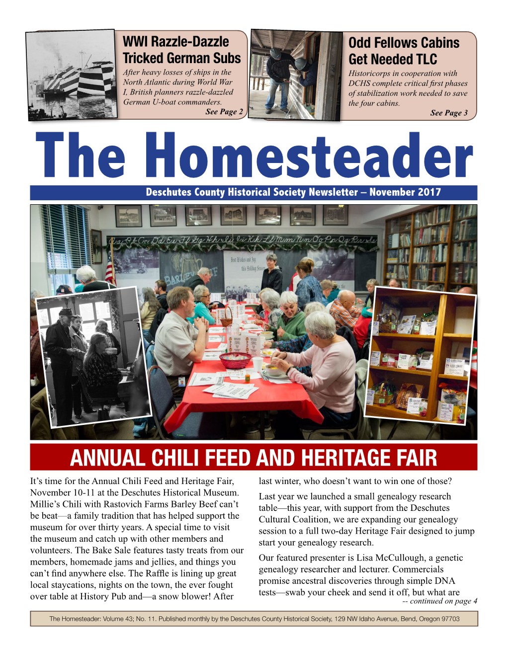 Annual Chili Feed and Heritage Fair