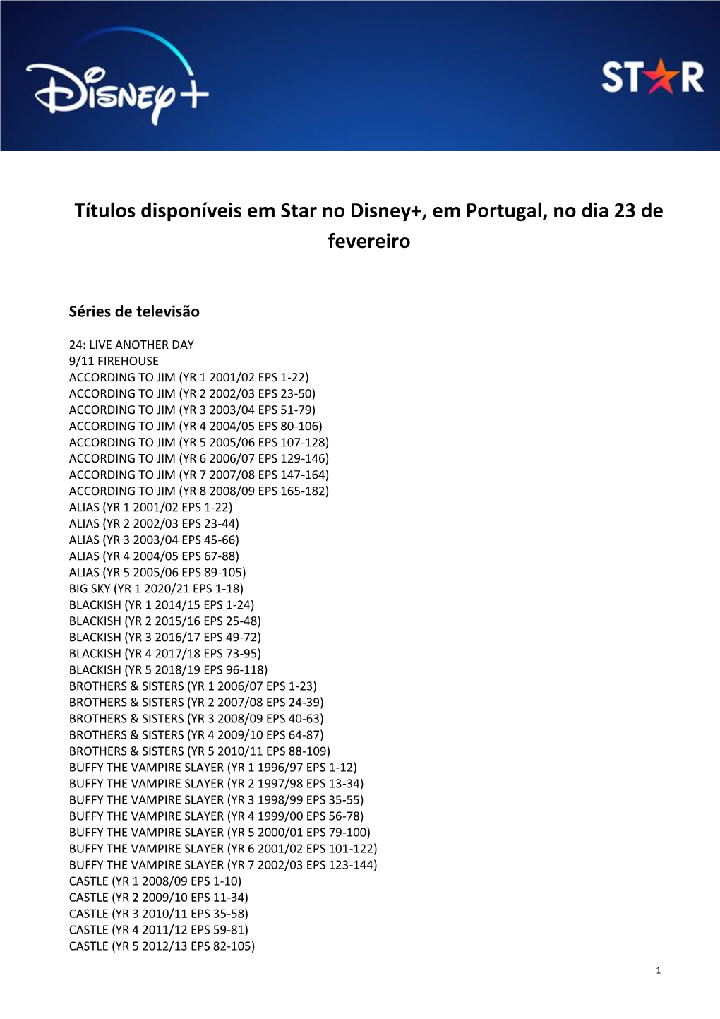 Informação À Imprensa – XX De Abril De 2008