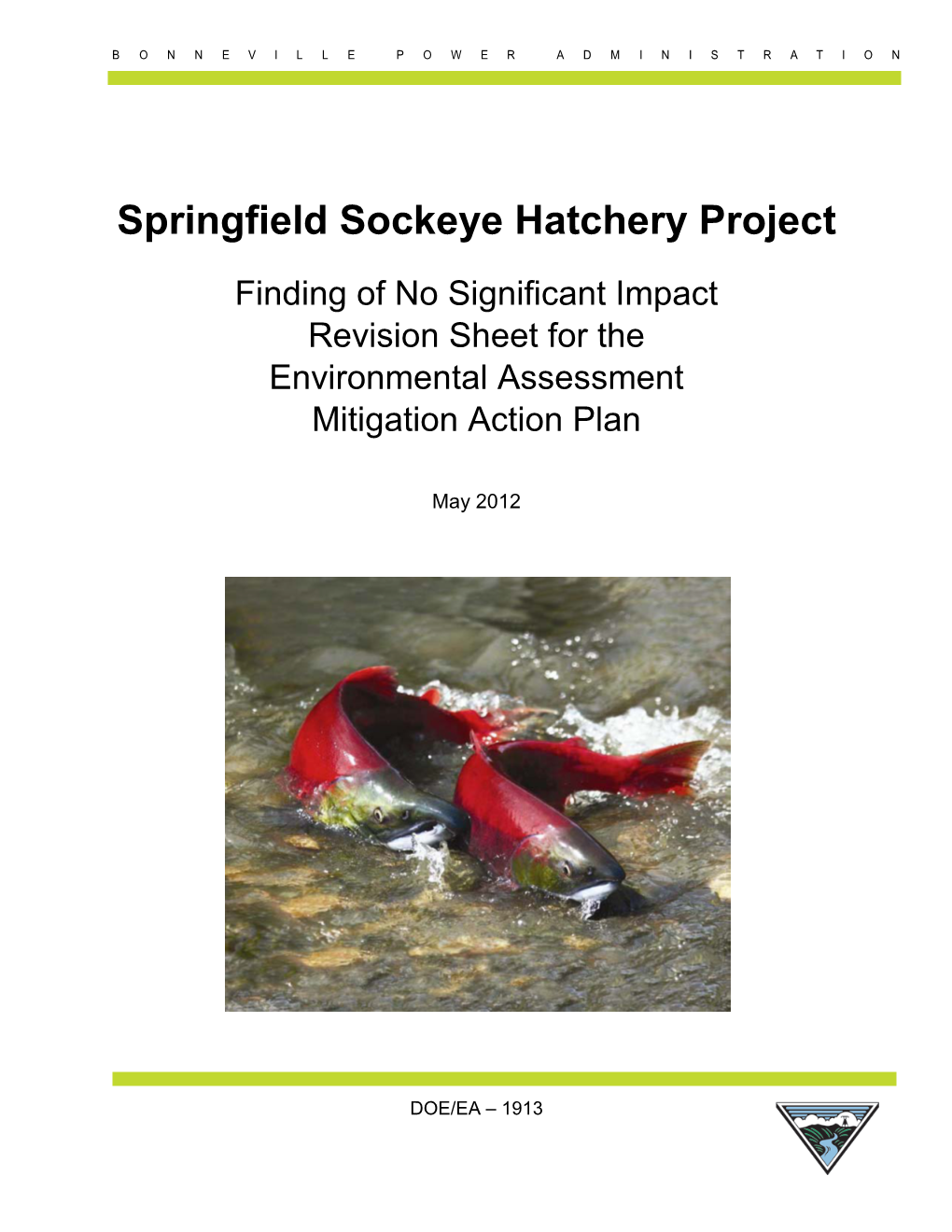 Springfield Sockeye Hatchery Project