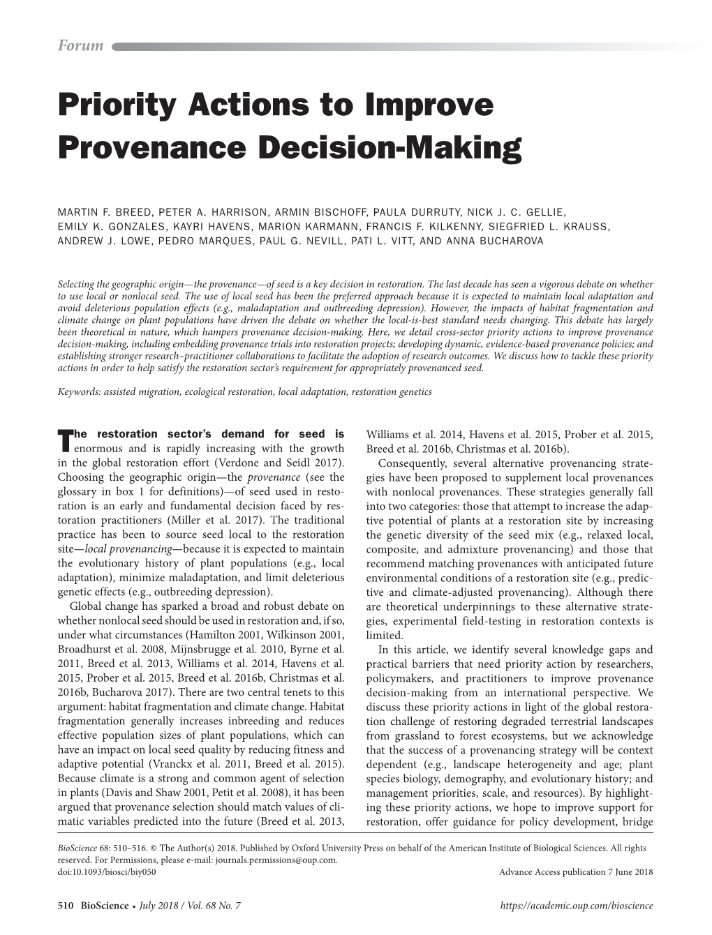 Priority Actions to Improve Provenance Decision-Making