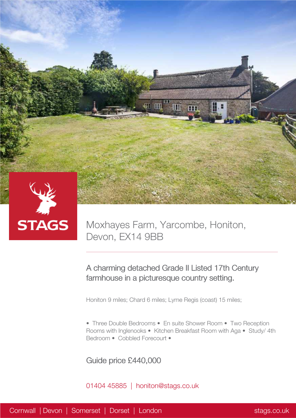 Moxhayes Farm, Yarcombe, Honiton, Devon, EX14 9BB