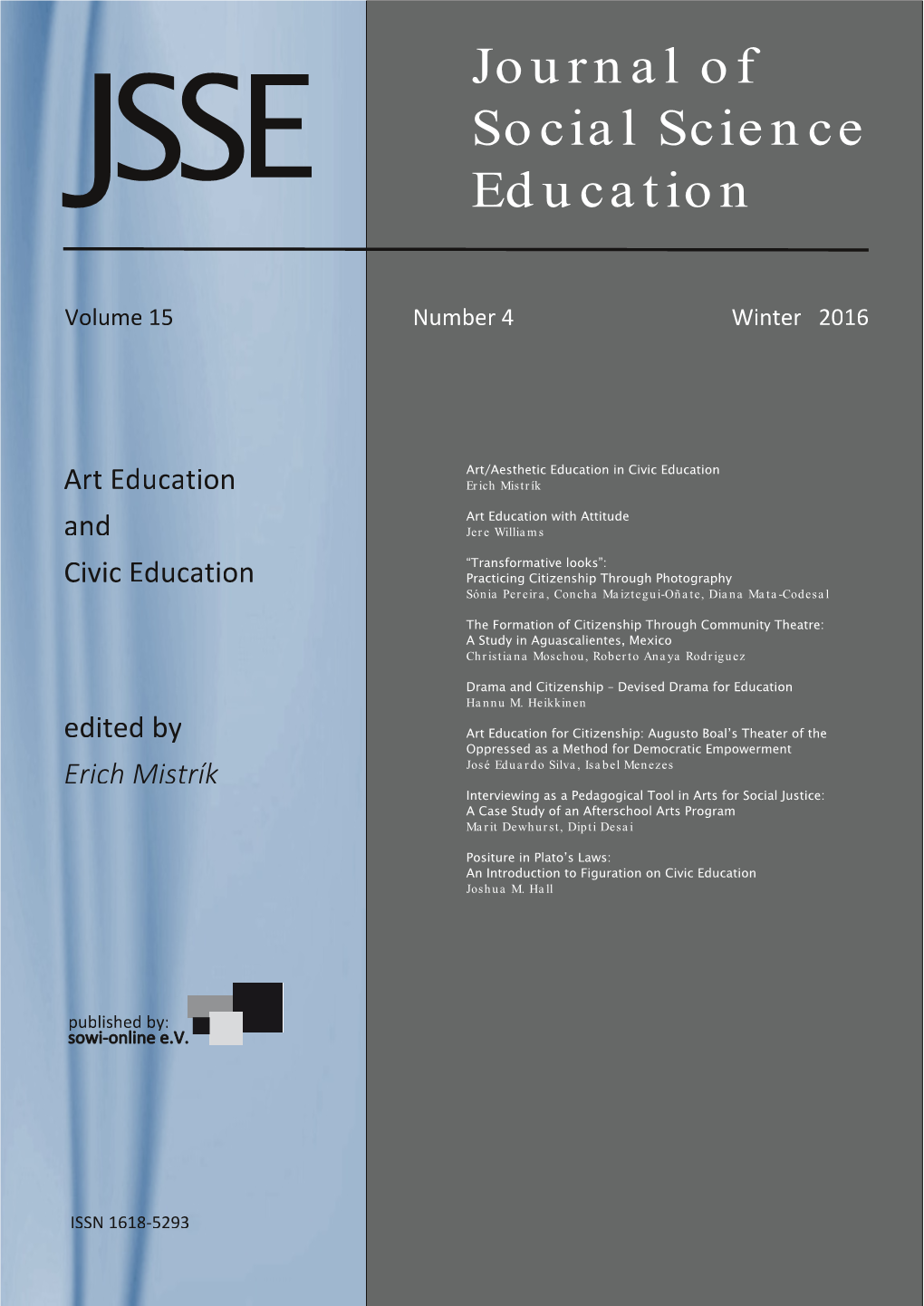 JSSE Journal of Social Science Education