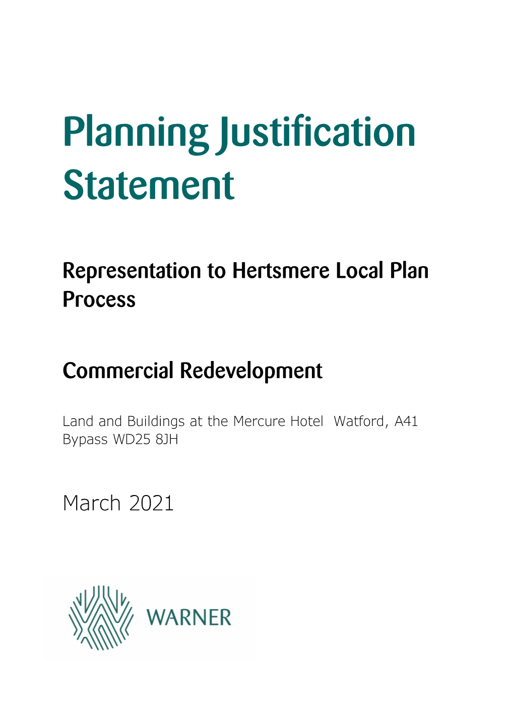 Call for Sites 2021 Justification Statement V3