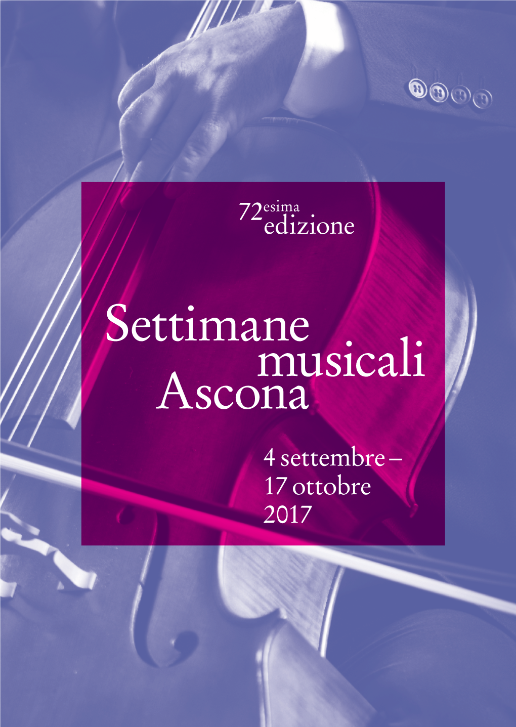 Programma Programm 72Esima Edizione 72