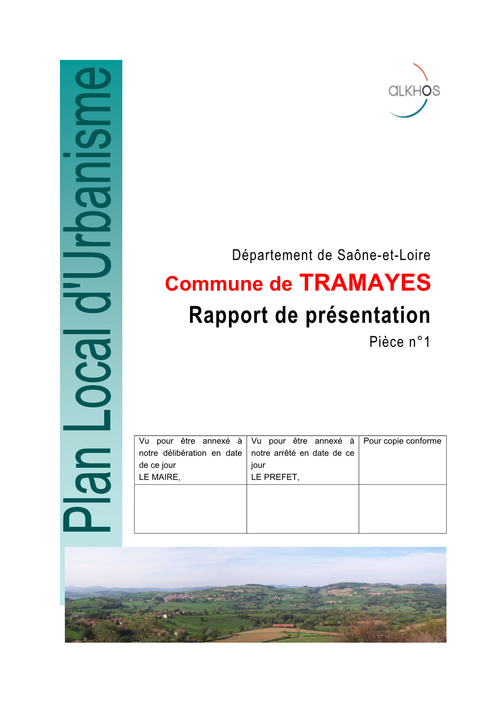 Rapport De Présentation Pièce N°1