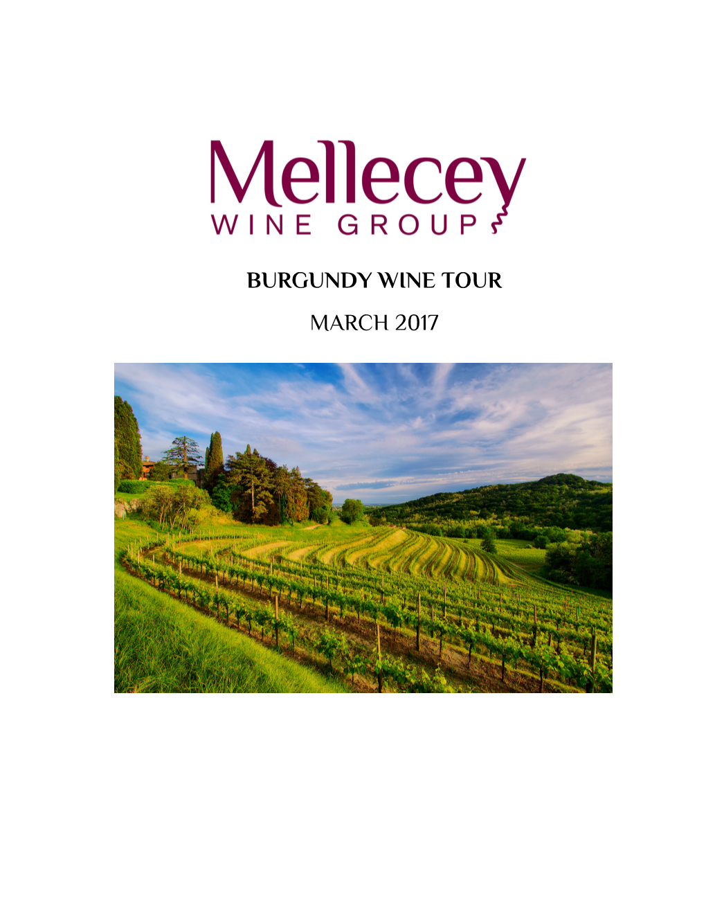 Burgundy Wine Tour March 2017