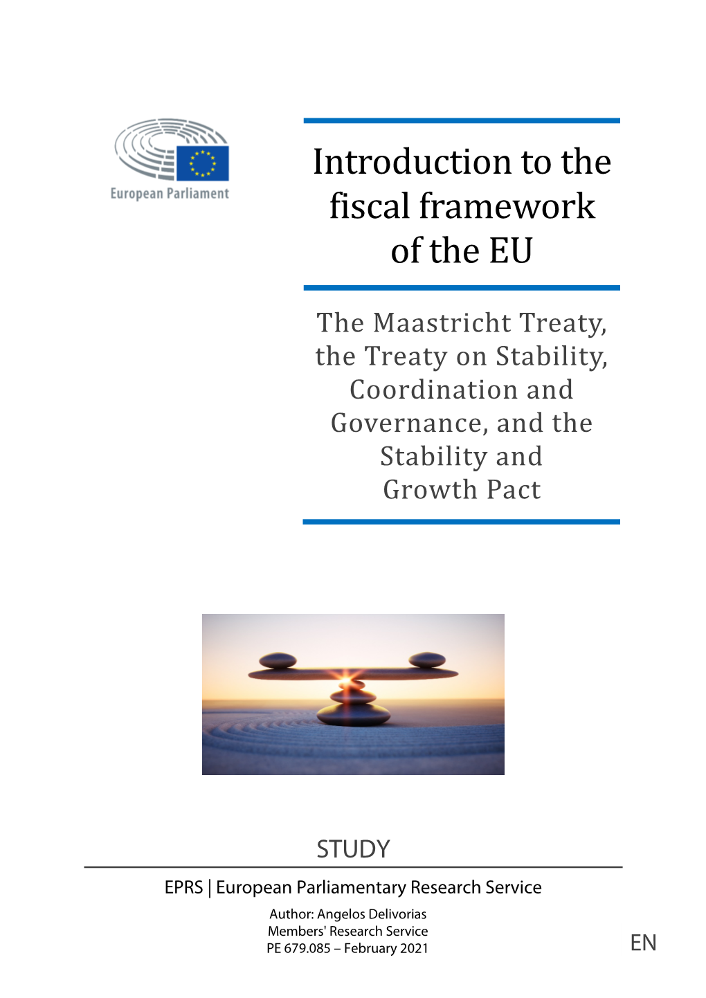 Introduction to the Fiscal Framework of the EU