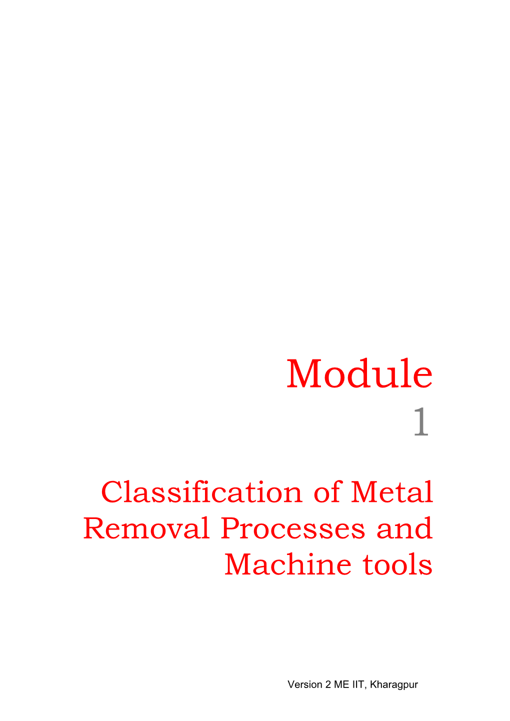 Manufacturing Processes