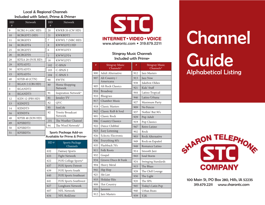 Channel Guide