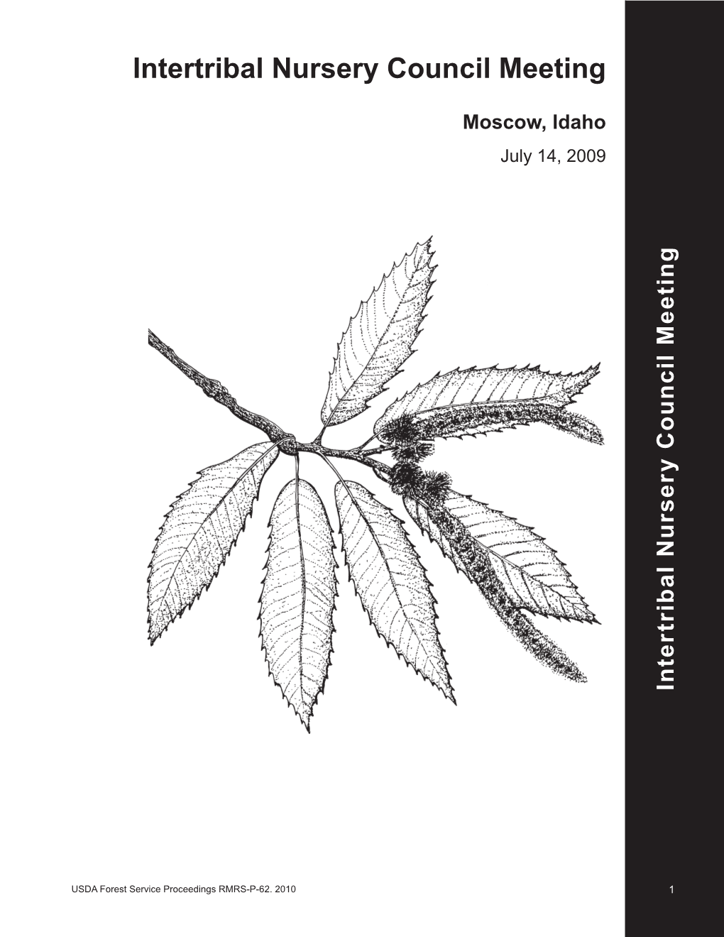 National Proceedings: Forest and Conservation Nursery Associations-2009