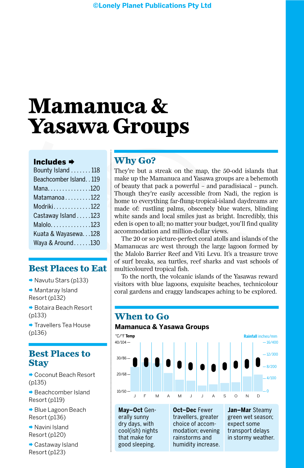 Mamanuca & Yasawa Groups