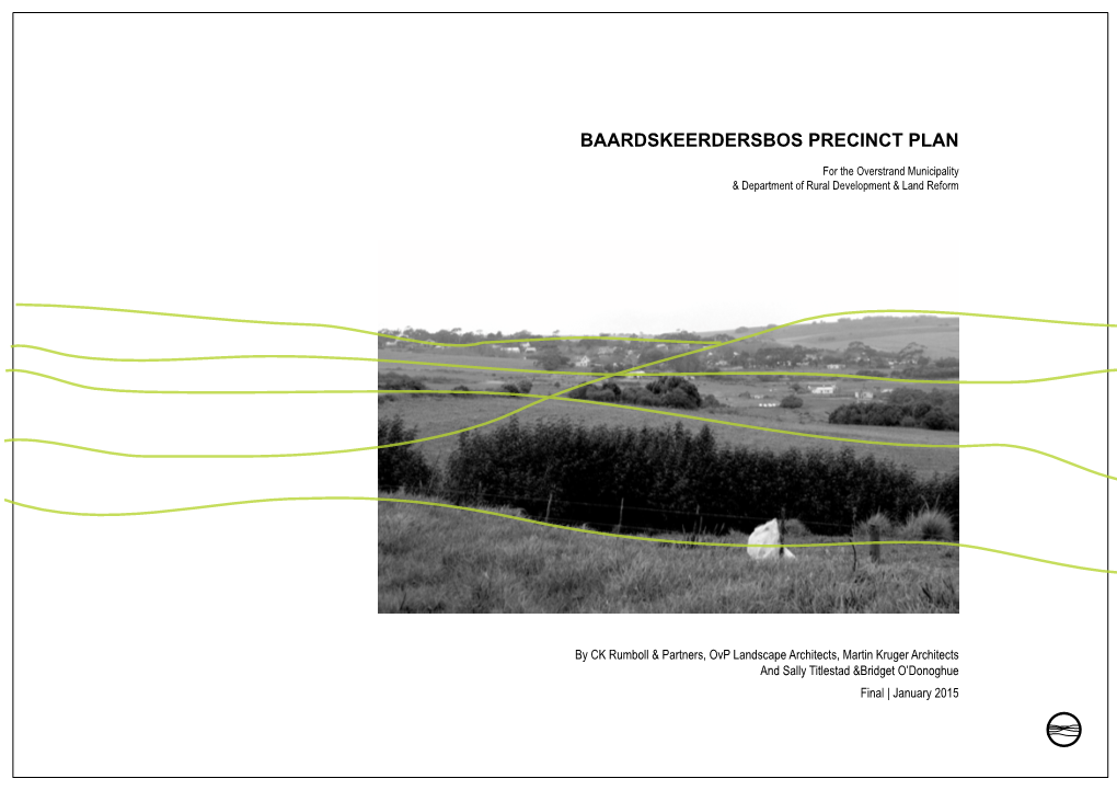 Baardskeerdersbos Precinct Plan