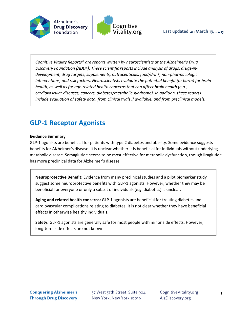 GLP-1 Receptor Agonists