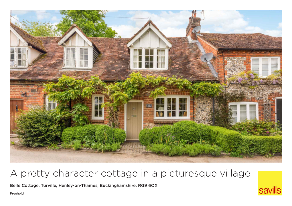 A Pretty Character Cottage in a Picturesque Village