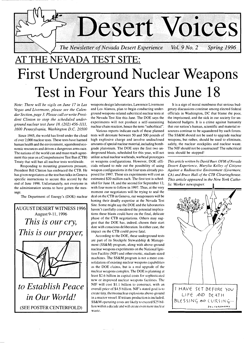 First Underground Nuclear Weapons Test In