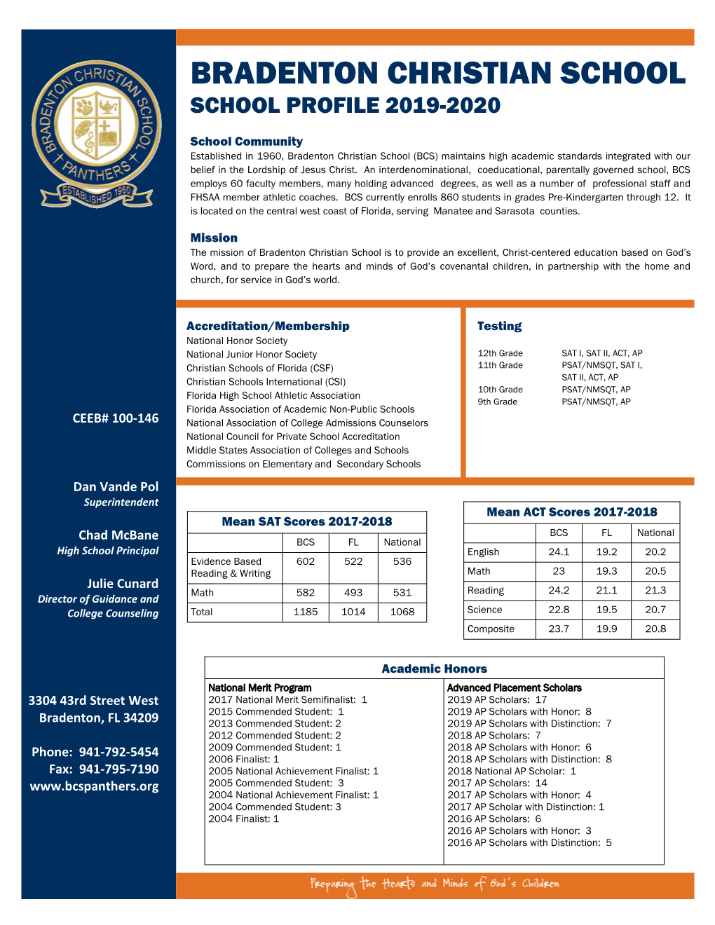 Bradenton Christian School Profile