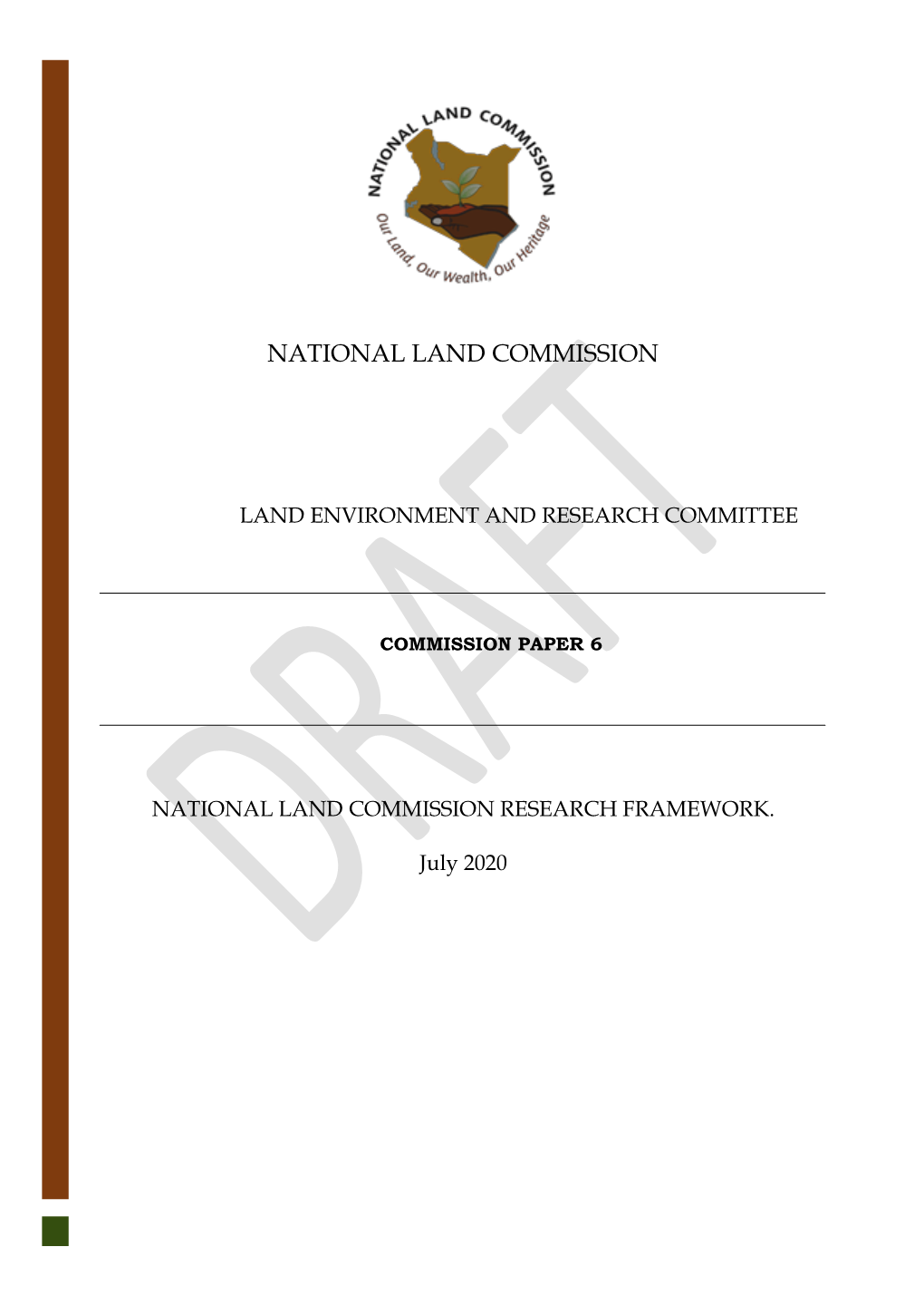 Draft Nlc Research Framework