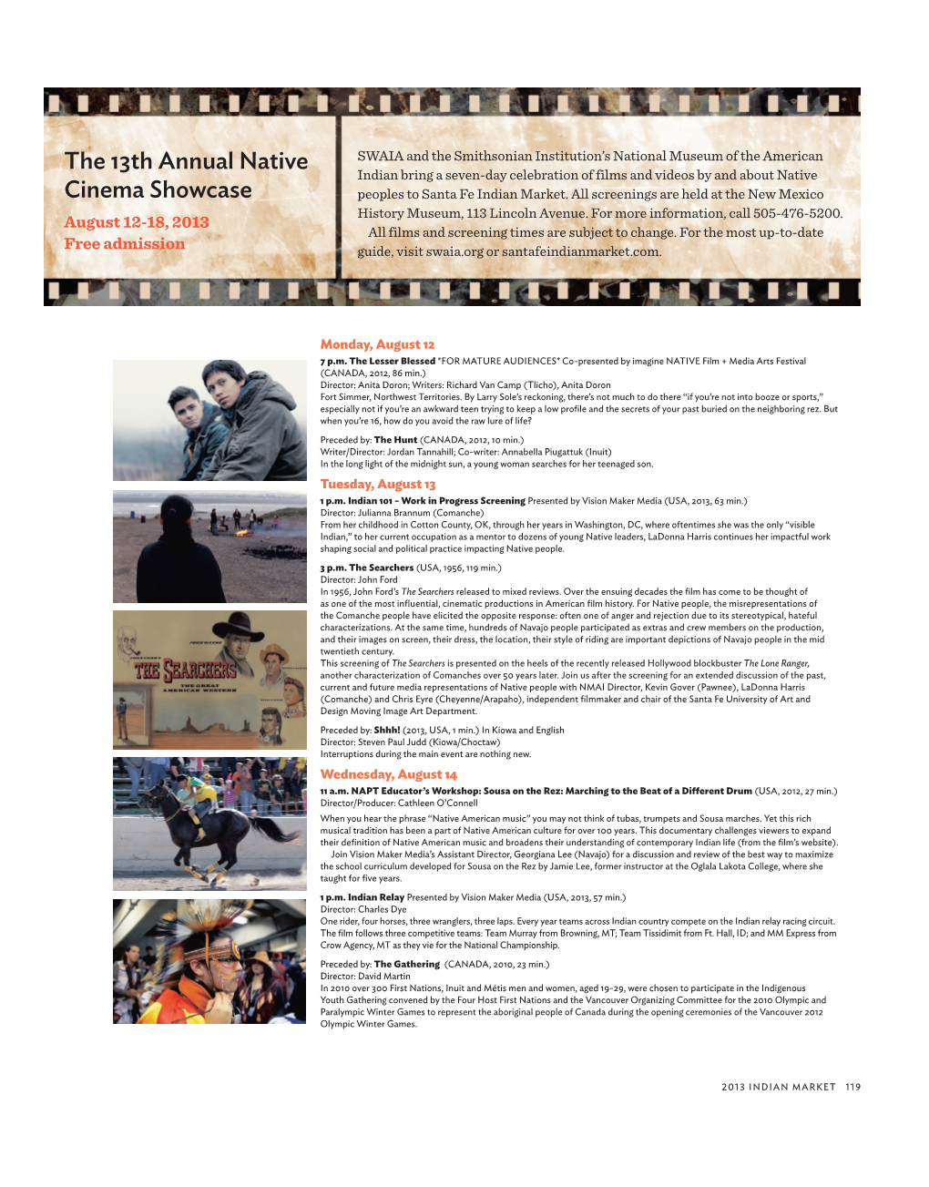 The 13Th Annual Native Cinema Showcase